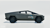 “Super Bright Metalic Mountain Ash” Tesla Cybertruck PreCut Wrap Kit PPF